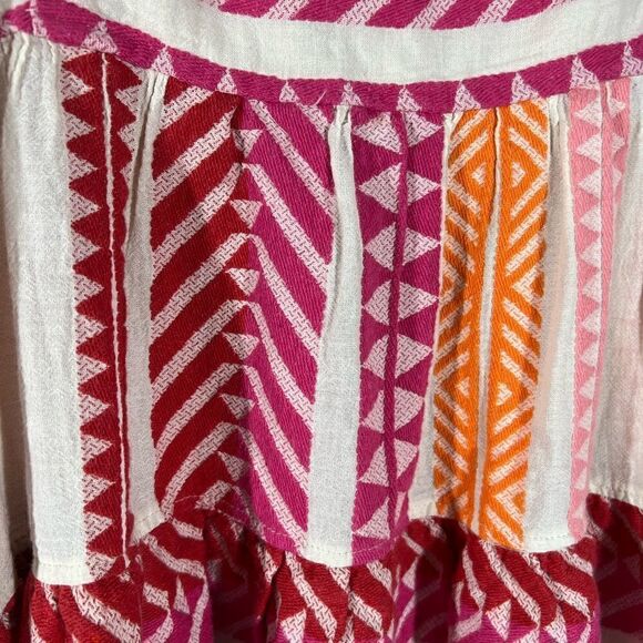 ANTHROPOLOGIE BY DEVOTION TWINS EMBROIDERED MINI DRESS NEW LARGE - Picture 3 of 9